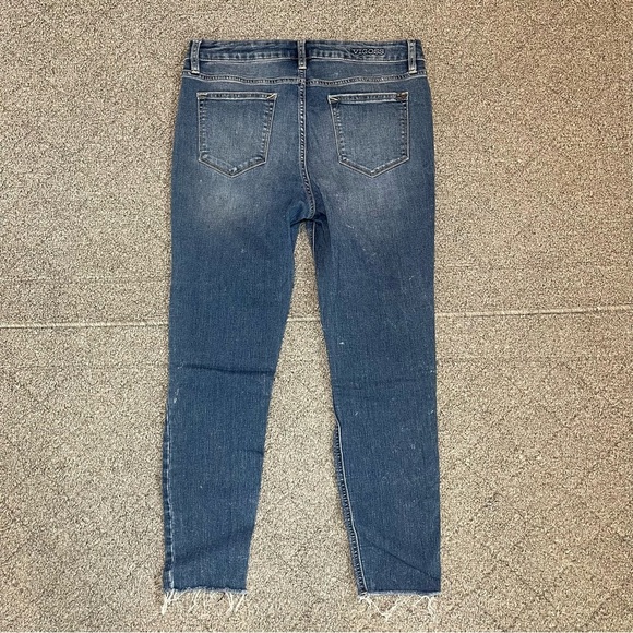 Vigoss Marley Super Skinny Distressed Blue Denim Jeans Womens Size 29 Stretch - Picture 12 of 12